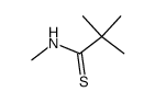 2,2,N-trimethylthiopropanamide Structure