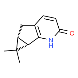 Cyclopropa[4,5]cyclopenta[1,2-b]pyridin-2(1H)-one, 5,5a,6,6a-tetrahydro-6,6-dimethyl-, (5aR,6aS)- (9CI) structure