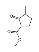 CYCLOPENTANECARBOXYLIC ACID, 3-METHYL-2-OXO-, METHYL ESTER结构式