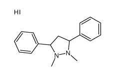 1,2-dimethyl-3,5-diphenylpyrazolidin-1-ium,iodide结构式