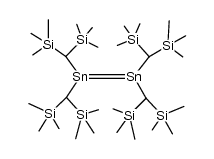 tetrakis{bis(trimethylsilyl)methyl}distannene Structure