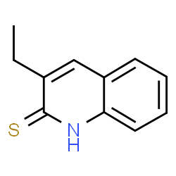 2(1H)-Quinolinethione,3-ethyl-(9CI) Structure