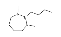 2-butyl-1,3-dimethyl-[1,3,2]diazaborepane结构式