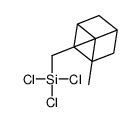 trichloro-[(6,6-dimethyl-4-bicyclo[3.1.1]heptanyl)methyl]silane Structure