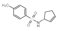 Benzenesulfonamide, N-(1R)-2-cyclopenten-1-yl-4-methyl- (9CI) Structure