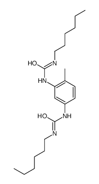 1-hexyl-3-[3-(hexylcarbamoylamino)-4-methylphenyl]urea结构式