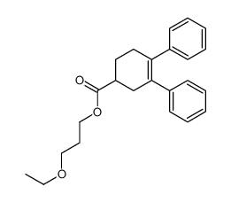 3-ethoxypropyl 3,4-diphenylcyclohex-3-ene-1-carboxylate Structure