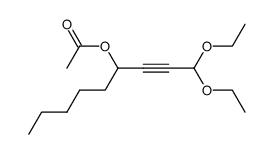 4-Acetyloxy-1,1-diethoxy-2-nonin结构式