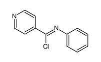 N-phenylpyridine-4-carboximidoyl chloride Structure