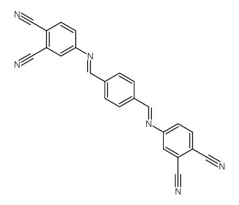 4-[[4-[(3,4-dicyanophenyl)iminomethyl]phenyl]methylideneamino]benzene-1,2-dicarbonitrile picture