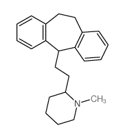 5H-DIBENZO(a,d)CYCLOHEPTENE, 10,11-DIHYDRO-5-(2-(1-METHYL-2-PIPERIDYL)ETHYL)- picture