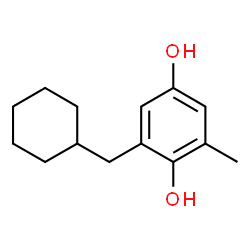 1,4-Benzenediol, 2-(cyclohexylmethyl)-6-methyl- (9CI)结构式