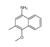 4-methoxy-3-methyl-[1]naphthylamine结构式