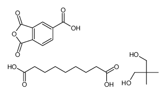 2,2-dimethylpropane-1,3-diol,1,3-dioxo-2-benzofuran-5-carboxylic acid,nonanedioic acid Structure