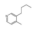 3-butyl-4-methylpyridine结构式