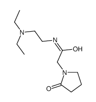 N-[2-(diethylamino)ethyl]-2-(2-oxopyrrolidin-1-yl)acetamide Structure