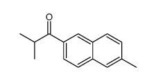 2-Methyl-6-isobutyrylnaphthalene structure