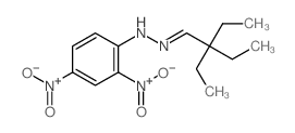 Butanal, 2,2-diethyl-,2-(2,4-dinitrophenyl)hydrazone结构式