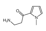 1-Propanone,3-amino-1-(1-methyl-1H-pyrrol-2-yl)-(9CI)结构式