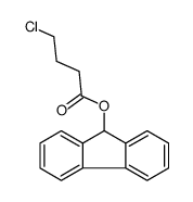 9H-fluoren-9-yl 4-chlorobutanoate结构式