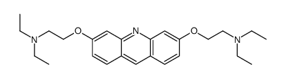 2-[6-[2-(diethylamino)ethoxy]acridin-3-yl]oxy-N,N-diethylethanamine Structure