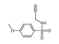 4-methoxy-N-prop-2-ynylbenzenesulfonamide Structure