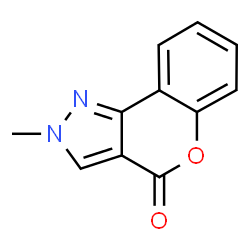 [1]Benzopyrano[4,3-c]pyrazol-4(2H)-one,2-methyl-(9CI) structure