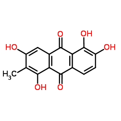 3-hydroxymorindone structure