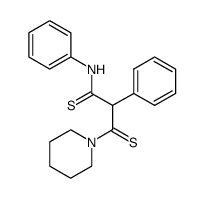 N,2-diphenyl-3-(piperidin-1-yl)-3-thioxopropanethioamide结构式