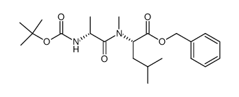 Boc-D-Ala-MeLeu-OBn Structure