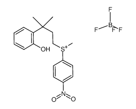 tetrafluoro-l4-borane, (3-(2-hydroxyphenyl)-3-methylbutyl)(methyl)(4-nitrophenyl)sulfonium salt结构式