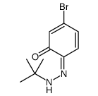 3-bromo-6-(tert-butylhydrazinylidene)cyclohexa-2,4-dien-1-one Structure