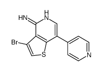 3-bromo-7-pyridin-4-ylthieno[3,2-c]pyridin-4-amine Structure