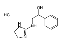 alpha-[[(4,5-dihydro-1H-imidazol-2-yl)amino]methyl]benzyl alcohol monohydrochloride Structure