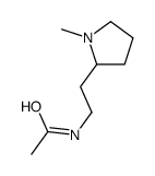 N-[2-(1-methylpyrrolidin-2-yl)ethyl]acetamide structure