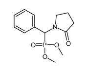 1-[dimethoxyphosphoryl(phenyl)methyl]pyrrolidin-2-one结构式