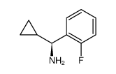 (1S)CYCLOPROPYL(2-FLUOROPHENYL)METHYLAMINE Structure