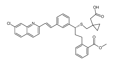 2'-去(1-羟基-1-甲基乙基)-2'-甲基羧基孟鲁司特图片