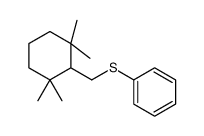 (2,2,6,6-tetramethylcyclohexyl)methylsulfanylbenzene Structure