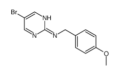 5-Bromo-N-(4-methoxybenzyl)pyrimidin-2-amine structure