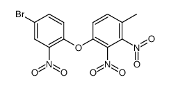 (4-bromo-2-nitro-phenyl)-(4-methyl-2,3-dinitro-phenyl)-ether Structure