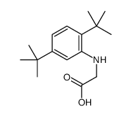 2-(2,5-ditert-butylanilino)acetic acid结构式