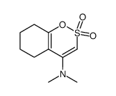 (2,2-Dioxo-5,6,7,8-tetrahydro-2H-2λ6-benzo[e][1,2]oxathiin-4-yl)-dimethyl-amine结构式