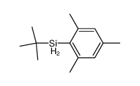 tert-Butyl-(2,4,6-trimethyl-phenyl)-silane Structure