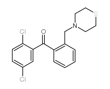 2,5-DICHLORO-2'-THIOMORPHOLINOMETHYL BENZOPHENONE图片