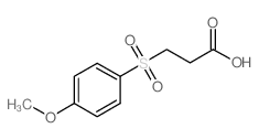 3-[(4-甲氧基苯基)磺酰基]丙酸图片