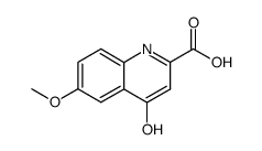 4-Hydroxy-6-Methoxy-quinoline-2-carboxylic acid Structure