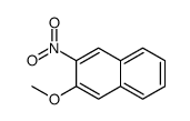 2-methoxy-3-nitronaphthalene结构式