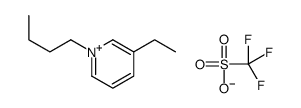 1-butyl-3-ethylpyridin-1-ium,trifluoromethanesulfonate结构式