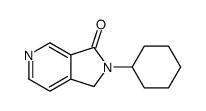 2-cyclohexyl-1H-pyrrolo[3,4-c]pyridin-3-one Structure